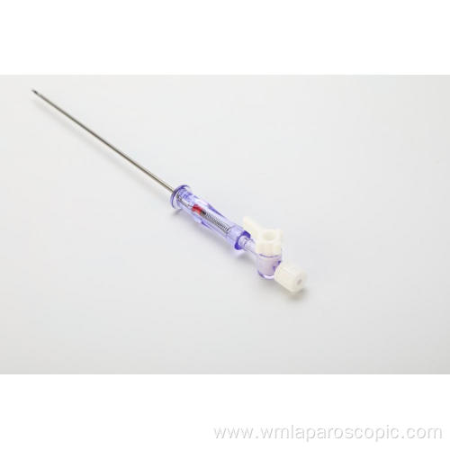 Purpose of the single-use blow needle